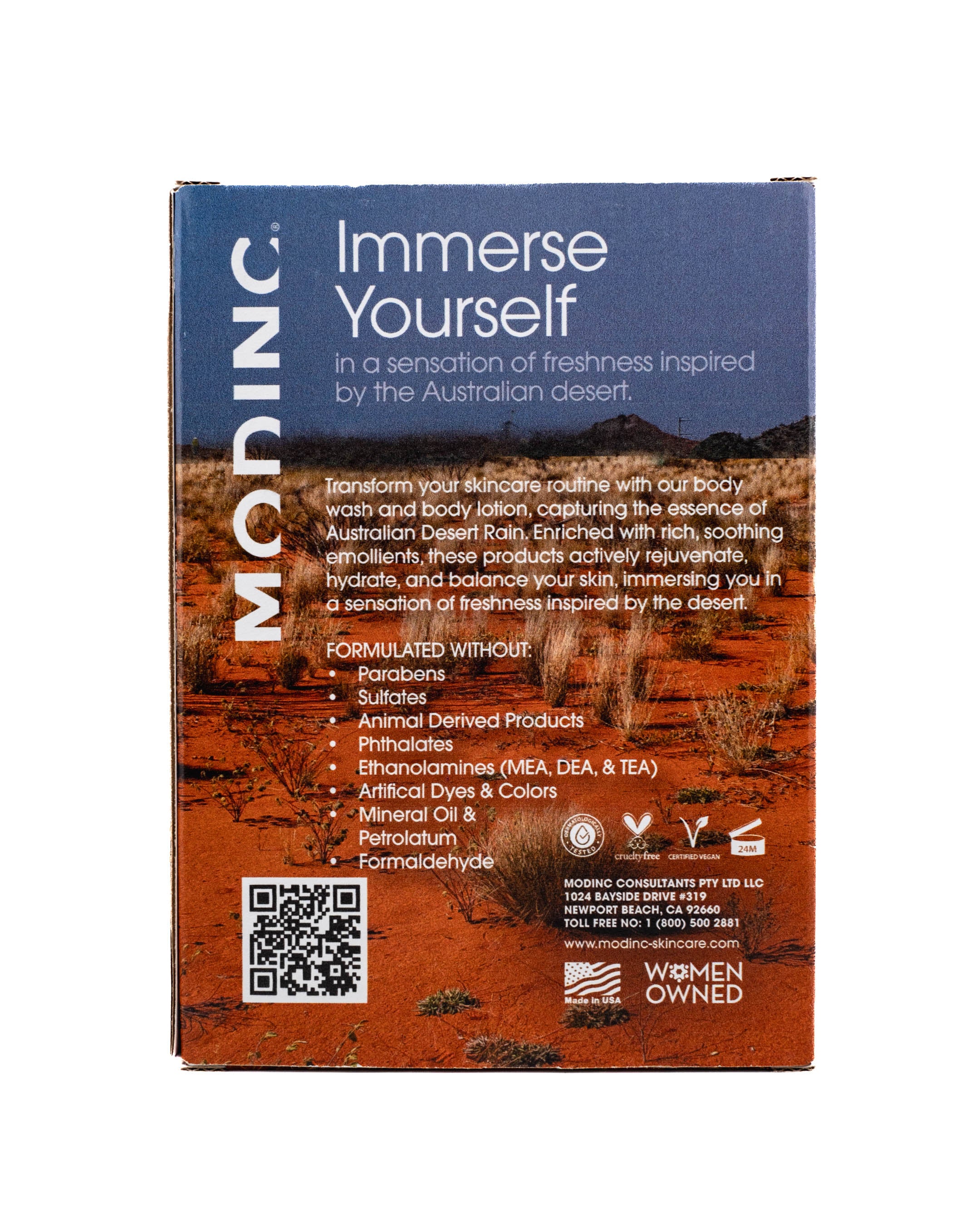 Australian Desert Rain - Body Wash & Body Lotion Gift Set