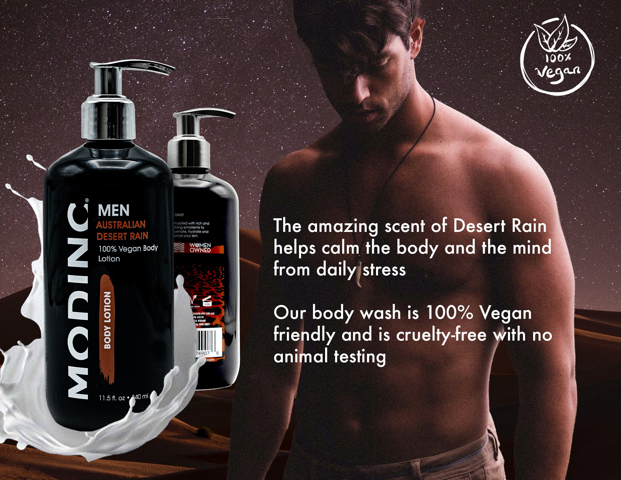 Australian Desert Rain - Body Wash & Body Lotion Gift Set