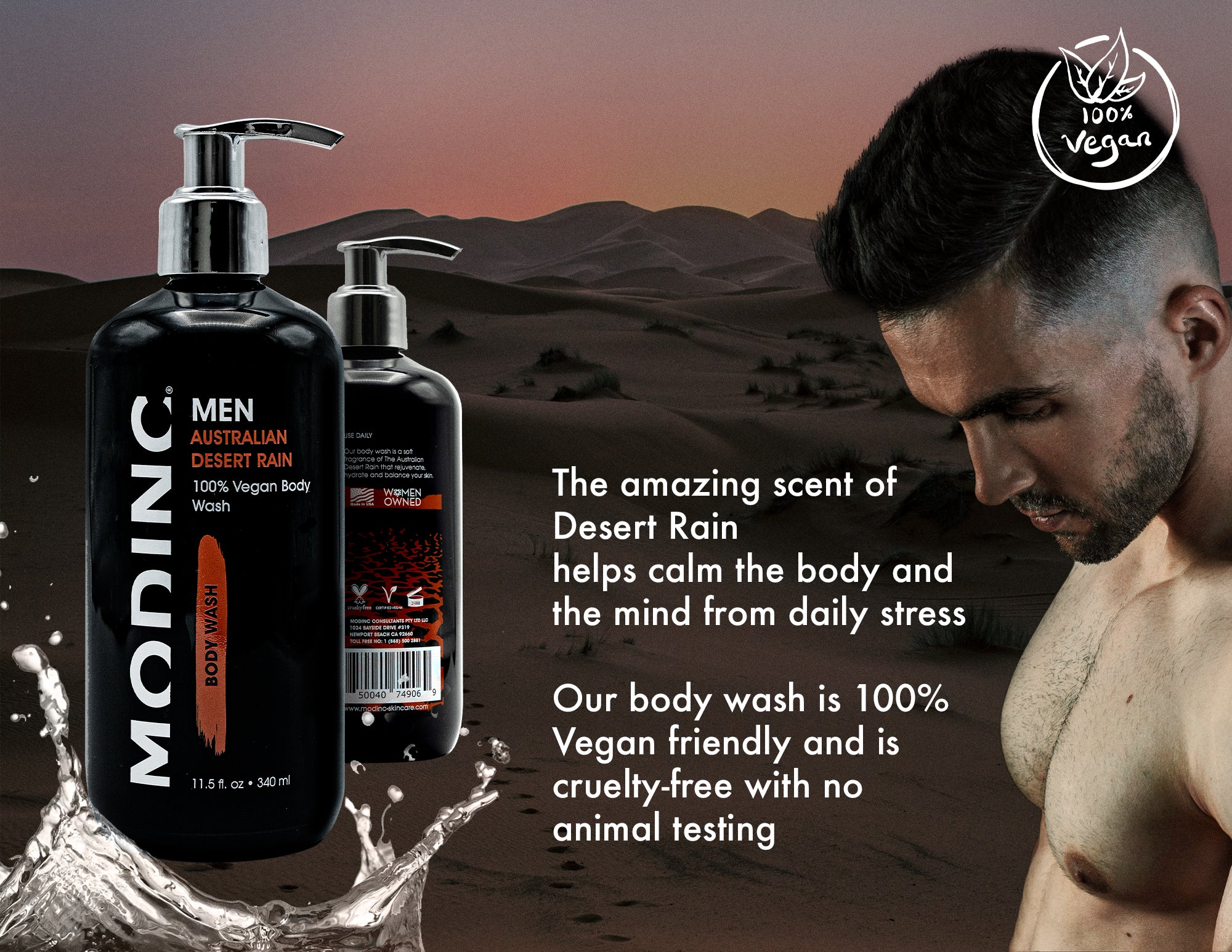 Australian Desert Rain - Body Wash & Body Lotion Gift Set