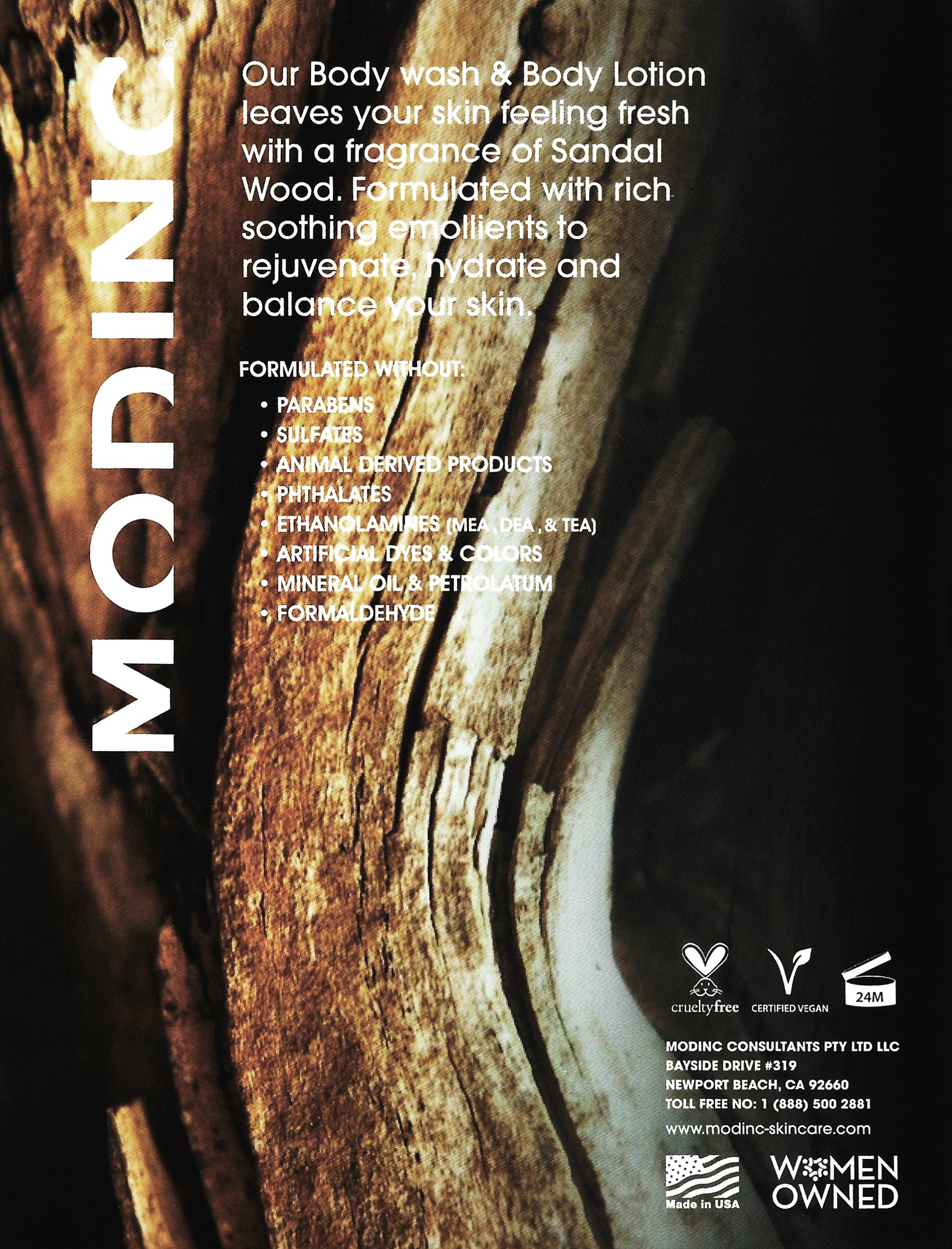 Australian Sandalwood - Body Wash & Body Lotion Gift Set