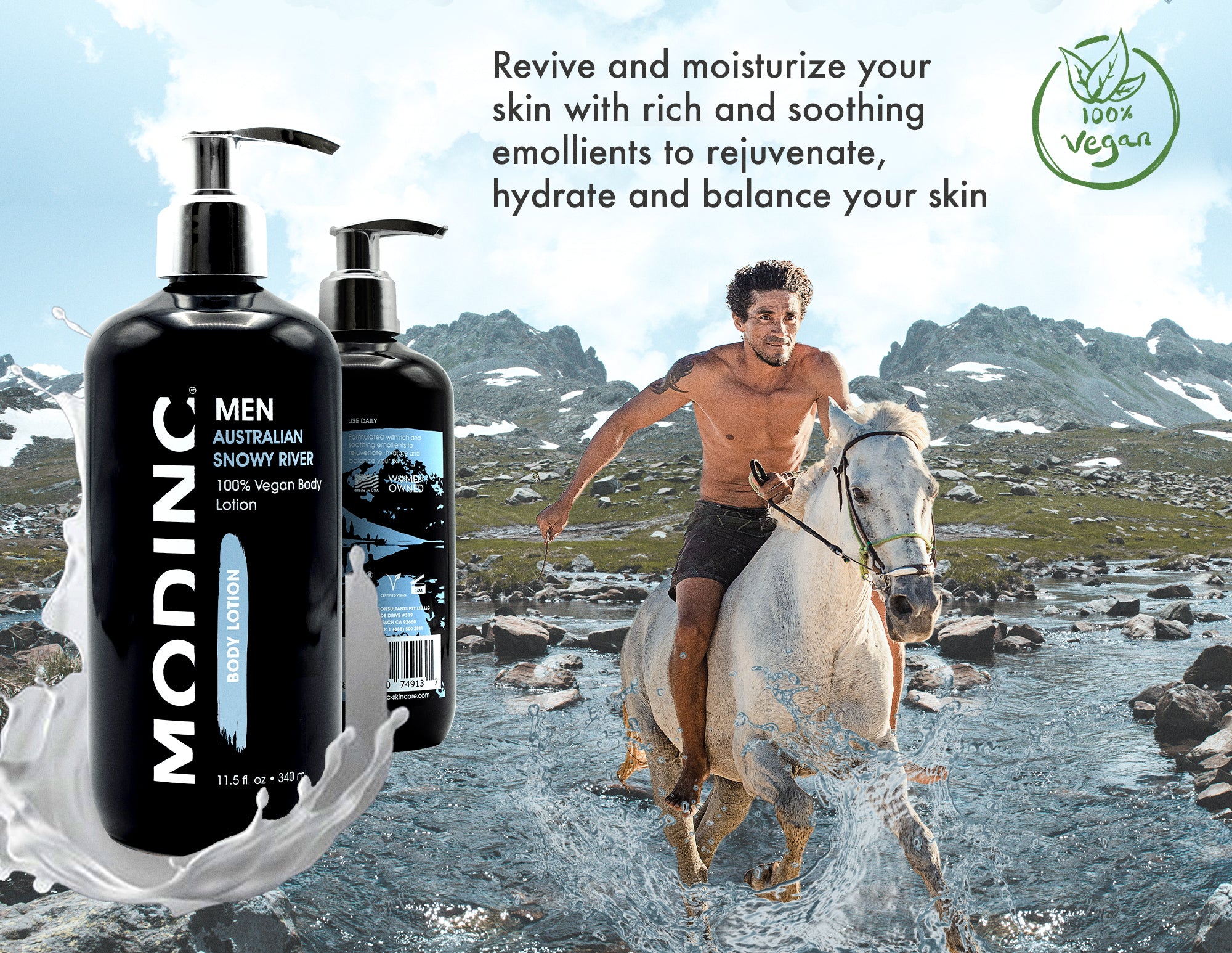 Loción corporal australiana Snowy River