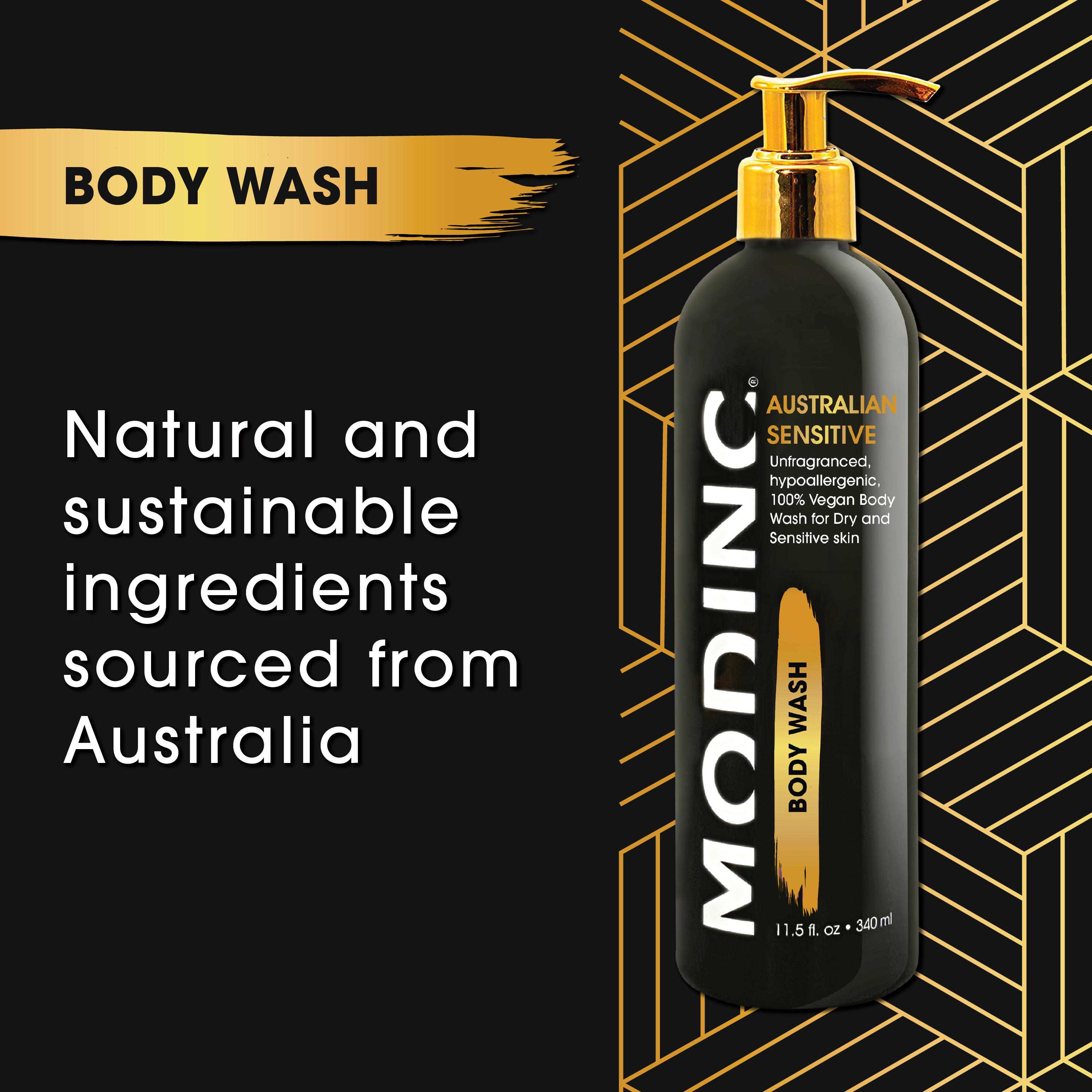 Gel de baño sensible australiano